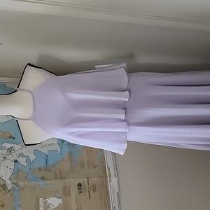 Bill Levkoff Violet halter dress sz 16